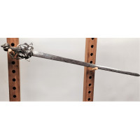 Armes Blanches FORTE EPEE MORTUAIRE BASKET HILT ÉCOSSAISE GUERRE DE 30 ANS 1618-1648 - ÉCOSSE / GB XVIIè {PRODUCT_REFERENCE} - 1