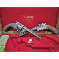 Catalogue Magasin COFFRET REVOLVER SMITH & WESSON N°3 Modèle TARGET 32-44  &  PISTOLET COUNET 22L - FRANCE XIXè {PRODUCT_REFEREN