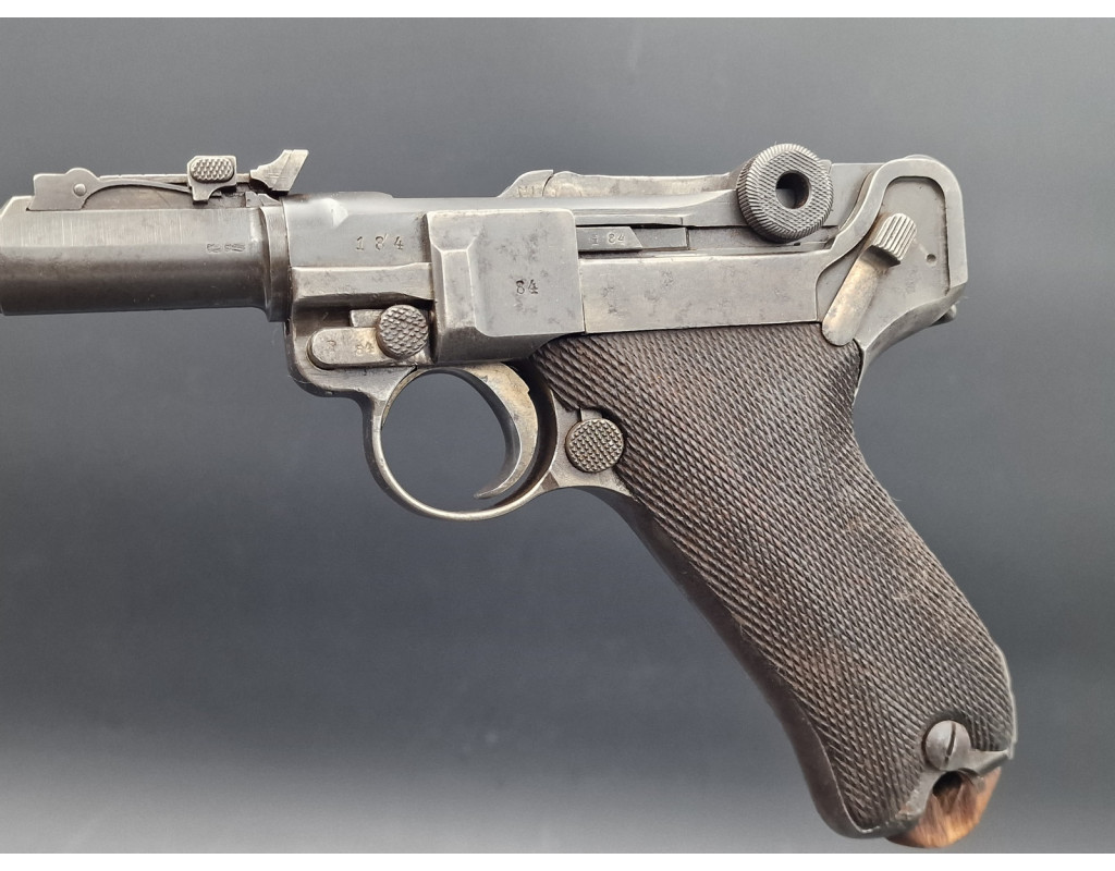 Rare Pistolet Luger P Artillerie Erfurt Exemplaires Cal