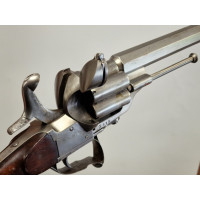 Armes Longues RARE CARABINE REVOLVER   LEFAUCHEUX A PARIS  LF391  GROS CALIBRE 15MM A BROCHE  1860 - FRANCE XIXè {PRODUCT_REFERE