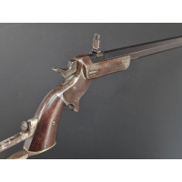 Armes de Poing PISTOLET STEVENS DE TIR HUNTER PET POCKET RIFLE 1872  CALIBRE 38 RIMFIRE ANNULAIRE  MUNITION CATEGORIE D -   USA 