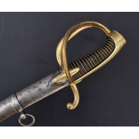 Armes Blanches SABRE OFFICIER D'ARTILLERIE MODELE AN XI A LA CHASSEUR MANUFACTURE IMPÉRIALE DU KLINGENTHAL  - FRANCE CENTS JOURS