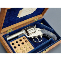 Armes de Poing REVOLVER COLT LIGHTNING MODÈLE 1877 SHERIFF 3.5 Pouces Calibre 38 Long Colt ETCHED PANEL EN COFFRET 1879 - US XIX