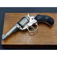 Armes de Poing REVOLVER COLT LIGHTNING MODÈLE 1877 SHERIFF 3.5 Pouces Calibre 38 Long Colt ETCHED PANEL EN COFFRET 1879 - US XIX