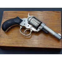 Armes de Poing REVOLVER COLT LIGHTNING MODÈLE 1877 SHERIFF 3.5 Pouces Calibre 38 Long Colt ETCHED PANEL EN COFFRET 1879 - US XIX