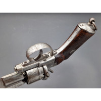 Armes de Poing REVOLVER A SYSTEME DUMONTHIER COMBINE A FORTE LAME FORGEE SUR BASE LEFAUCHEUX 1858 CALIBRE 9MM A BROCHE 1860 - Fr