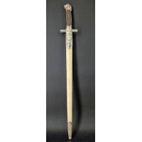 Armes Blanches DAGUE DE VÉNERIE PREMIER EMPIRE EN ARGENT CHASSE IMPERIALE - FRANCE DIRECTOIRE CONSULAT {PRODUCT_REFERENCE} - 1