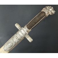 Armes Blanches DAGUE DE VÉNERIE PREMIER EMPIRE EN ARGENT CHASSE IMPERIALE - FRANCE DIRECTOIRE CONSULAT {PRODUCT_REFERENCE} - 20