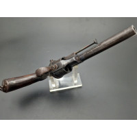 Armes de Poing REVOLVER LEFAUCHEUX Modèle 1854 MARINE SUEDOISE Calibre 12mm à Broche - France second Empire {PRODUCT_REFERENCE} 