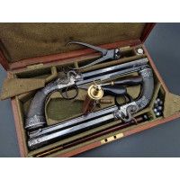 Armes de Poing COFFRET PAIRE   PISTOLETS DE DUEL   MORTIMER LONDON   CALIBRE 13.5mm  - GB XIXè {PRODUCT_REFERENCE} - 12