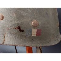 Militaria WW2 LINER SOUS CASQUE US M1  FRANCE LIBRE RESISTANCE 1944 EST FRANCE SECONDE GUERRE MONDIALE {PRODUCT_REFERENCE} - 2