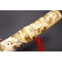 Art du Japon SABRE JAPONAIS SHIBAYAMA IVOIRE INCRUSTATIONS WAKIZASHI GEISHA EPOQUE MEIJI {PRODUCT_REFERENCE} - 20