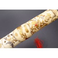 Art du Japon SABRE JAPONAIS SHIBAYAMA IVOIRE INCRUSTATIONS WAKIZASHI GEISHA EPOQUE MEIJI {PRODUCT_REFERENCE} - 22