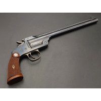 Armes de Poing PISTOLET SMITH ET WESSON  SINGLE SHOT  SECOND MODEL   CALIBRE 22LR  10 POUCES  -  USA XIXè {PRODUCT_REFERENCE} - 