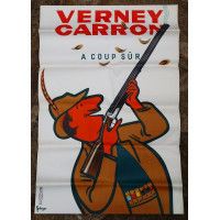 ANTIQUITES VERNEY CARRON ANCIENNE AFFICHE PUBLICITAIRE SIGNATURE BELLENGER MODELE DEPOSE {PRODUCT_REFERENCE} - 1