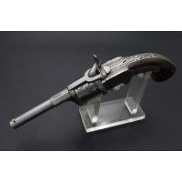 Armes de Poing REVOLVER A SYSTEME EYRAUD BREVET 1858 Saint Etienne Calibre 12mm à Broche - France Second Empire {PRODUCT_REFEREN