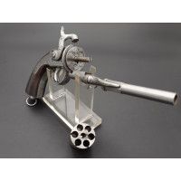 Armes de Poing REVOLVER A SYSTEME EYRAUD BREVET 1858 Saint Etienne Calibre 12mm à Broche - France Second Empire {PRODUCT_REFEREN