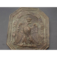 Militaria PLAQUE DE BAUDRIER D'ADMINISTRATION DES FORETS - FRANCE SECOND EMPIRE {PRODUCT_REFERENCE} - 2