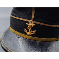 Militaria KEPI OFFICIER SUBALTERNE D'INFANTERIE DE MARINE MODELE 1873 - FRANCE IIIè REPUBLIQUE {PRODUCT_REFERENCE} - 6