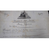 Souvenirs Historiques BREVET DE FUSIL D'HONNEUR POUR L'AFFAIRE D'ABOUKIR SIGNATURE NAPOLEON BONAPARTE - FRANCE PREMIER EMPIRE {P