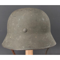 Militaria WW2 CASQUE ALLEMAND MODELE 1935 / 40 WERMARCHT 1941 - ALLEMANGE SECONDE GUERRE MONDIALE {PRODUCT_REFERENCE} - 3