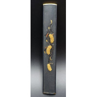 Art du Japon OEUVRE ARAKI TOMEI 荒木東明 1817-1870 MILLET KOZUKA SHAKUDO ACCESSOIRES SABRE JAPONAIS EDO PERIOD 1615-1868 ISSAI TOMEI