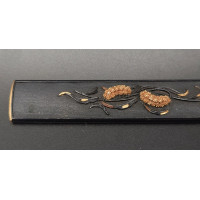 Art du Japon OEUVRE ARAKI TOMEI 荒木東明 1817-1870 MILLET KOZUKA SHAKUDO ACCESSOIRES SABRE JAPONAIS EDO PERIOD 1615-1868 ISSAI TOMEI