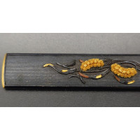 Art du Japon OEUVRE ARAKI TOMEI 荒木東明 1817-1870 MILLET KOZUKA SHAKUDO ACCESSOIRES SABRE JAPONAIS EDO PERIOD 1615-1868 ISSAI TOMEI