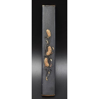 Art du Japon OEUVRE ARAKI TOMEI 荒木東明 1817-1870 MILLET KOZUKA SHAKUDO ACCESSOIRES SABRE JAPONAIS EDO PERIOD 1615-1868 ISSAI TOMEI