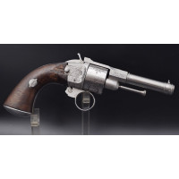 Armes de Poing REVOLVER   GAUTHIER JEUNE  SIMPLE DOUBLE ACTION  CALIBRE 9MM PERCUSSION CENTRALE / 380 COURT - FRANCE SECOND EMPI