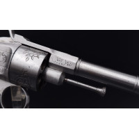 Armes de Poing REVOLVER   GAUTHIER JEUNE  SIMPLE DOUBLE ACTION  CALIBRE 9MM PERCUSSION CENTRALE / 380 COURT - FRANCE SECOND EMPI