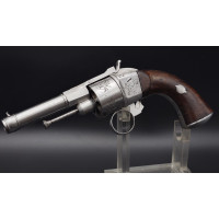 Armes de Poing REVOLVER   GAUTHIER JEUNE  SIMPLE DOUBLE ACTION  CALIBRE 9MM PERCUSSION CENTRALE / 380 COURT - FRANCE SECOND EMPI