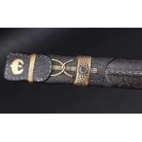 Art du Japon RARE KOZUKA SHAKUDO EN FORME DE CARQUOIS UTSUBO - JAPON PERIODE EDO (1615-1868) {PRODUCT_REFERENCE} - 8