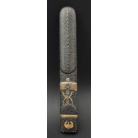 Art du Japon RARE KOZUKA SHAKUDO EN FORME DE CARQUOIS UTSUBO - JAPON PERIODE EDO (1615-1868) {PRODUCT_REFERENCE} - 12