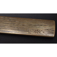 Art du Japon BEAU KOZUKA EN CUIVRE LIBELLULE SUR BRANCHE FLEUIRIE DE NACRE SIGNATURE AU DOS JAPON PERIODE EDO (1615-1868) {PRODU