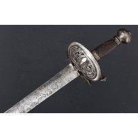 Armes Blanches EPEE DE VILLE XVIIE EN FER A LA LICORNE DATÉE 1656 - FRANCE ANCIENNE MONARCHIE {PRODUCT_REFERENCE} - 4