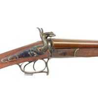 Armes Longues FUSIL DE CHASSE A BROCHE DE JOSEPH BAIWIR CANON DAMAS BERNARD CALIBRE 16/65- BELGIQUE XIXè {PRODUCT_REFERENCE} - 1