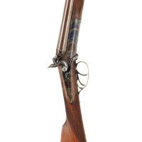 Armes Longues FUSIL DE CHASSE A PERCUSSION CENTRALE CANON DAMAS BERNARD CALIBRE 24/65 75CM BOUNIN MARSEILLE 1845-1900  - BELGIQU