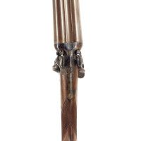 Armes Longues FUSIL DE CHASSE A PERCUSSION CENTRALE CANON DAMAS BERNARD CALIBRE 24/65 75CM BOUNIN MARSEILLE 1845-1900  - BELGIQU