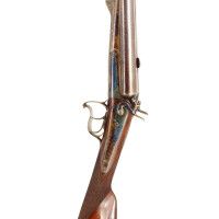 Armes Longues FLAMBANT  FUSIL JUXTA A CHIENS EXTERIEUR DE  JEROME FLACHAT SAINT ETIENNE 1819-1877  CALIBRE 24/65  70CM 3/4 FULL 