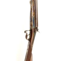 Armes Longues FLAMBANT  FUSIL JUXTA A CHIENS EXTERIEUR DE  JEROME FLACHAT SAINT ETIENNE 1819-1877  CALIBRE 24/65  70CM 3/4 FULL 