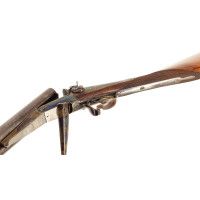 Armes Longues FLAMBANT  FUSIL JUXTA A CHIENS EXTERIEUR DE  JEROME FLACHAT SAINT ETIENNE 1819-1877  CALIBRE 24/65  70CM 3/4 FULL 