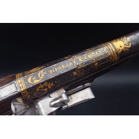 Armes de Poing PISTOLET A SILEX OFFICIER EPOQUE LOUIS XV  PAR PUIFORCAT A PARIS 1756-1775 - FRANCE XVIIIè {PRODUCT_REFERENCE} - 