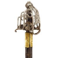 Armes Blanches FORTE EPEE DE CAVALERIE BROADSWORD DE LA GENDARMERIE ÉCOSSAISES DU ROI VERS 1730 - FRANCE ANCIENNE MONARCHIE {PRO