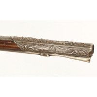 Armes de Poing LONG PISTOLET A SILEX ITALIEN DE BERNARDINO POUR L'EXPORT MONTURE ARGENT {PRODUCT_REFERENCE} - 15