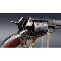 Armes de Poing REVOLVER CIVIL WAR REMINGTON 1858 NEW MODEL 1863 CONVERSSION CALIBRE 46 RF  GRAVURES MEXIQUE   -  USA XIXè {PRODU