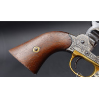 Armes de Poing REVOLVER CIVIL WAR REMINGTON 1858 NEW MODEL 1863 CONVERSSION CALIBRE 46 RF  GRAVURES MEXIQUE   -  USA XIXè {PRODU