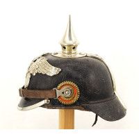 Militaria CASQUE A POINTE DU 109è REGIMENT D'INFANTERIE DU GRAND-DUCHE DE BADE / 109è BADOIS - ALLEMAGNE WW1 {PRODUCT_REFERENCE}