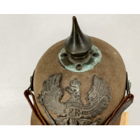 Militaria CASQUE A POINTE ERSATZ TROUPE D'INFANTERIE PRUSSIEN MODELE 1914 FEUTRE FELGRAU - ALLEMAGNE WW1 {PRODUCT_REFERENCE} - 3