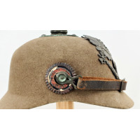 Militaria CASQUE A POINTE ERSATZ TROUPE D'INFANTERIE PRUSSIEN MODELE 1914 FEUTRE FELGRAU - ALLEMAGNE WW1 {PRODUCT_REFERENCE} - 8